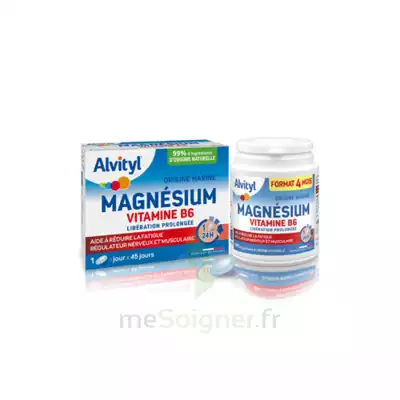 Alvityl Magnésium Vitamine B6 Libération Prolongée Comprimés Lp B/45 à Toulouse